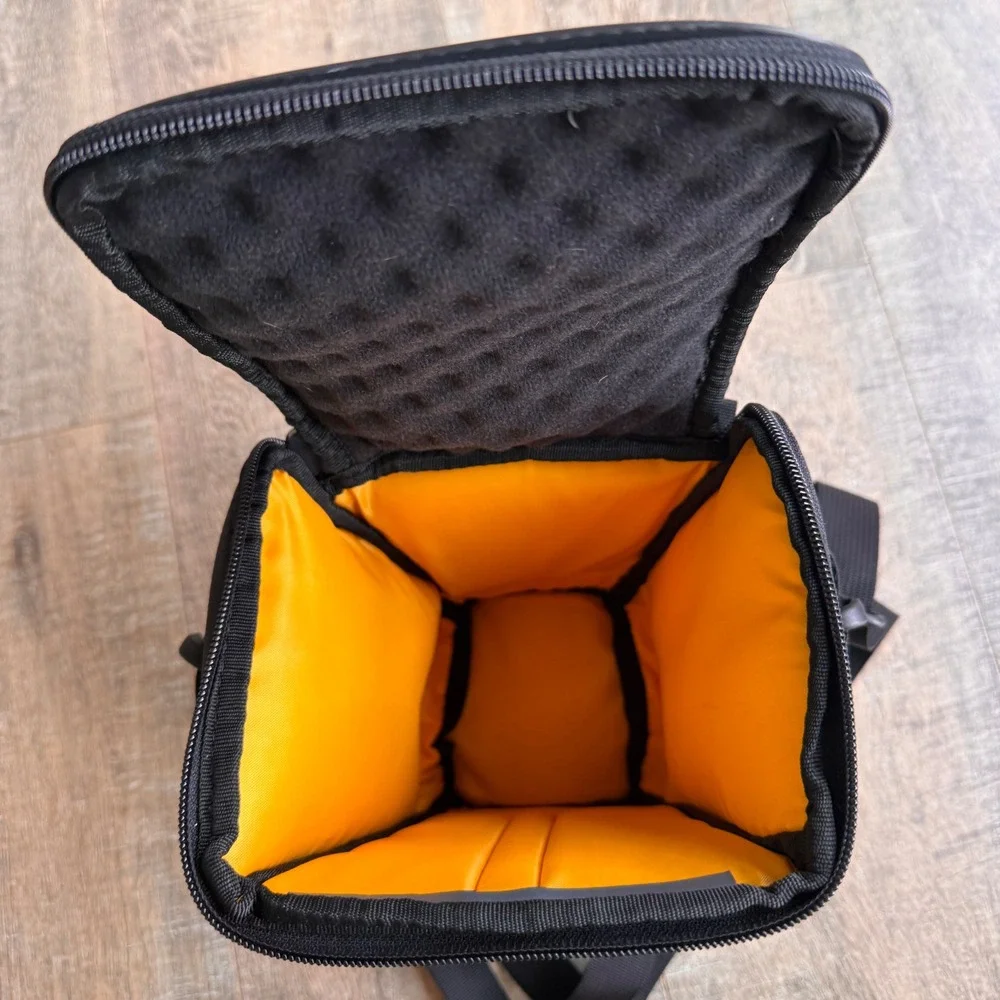 Case Logic SLR Camera Holster Bag Black Nylon SLRC-201 Waterproof Base